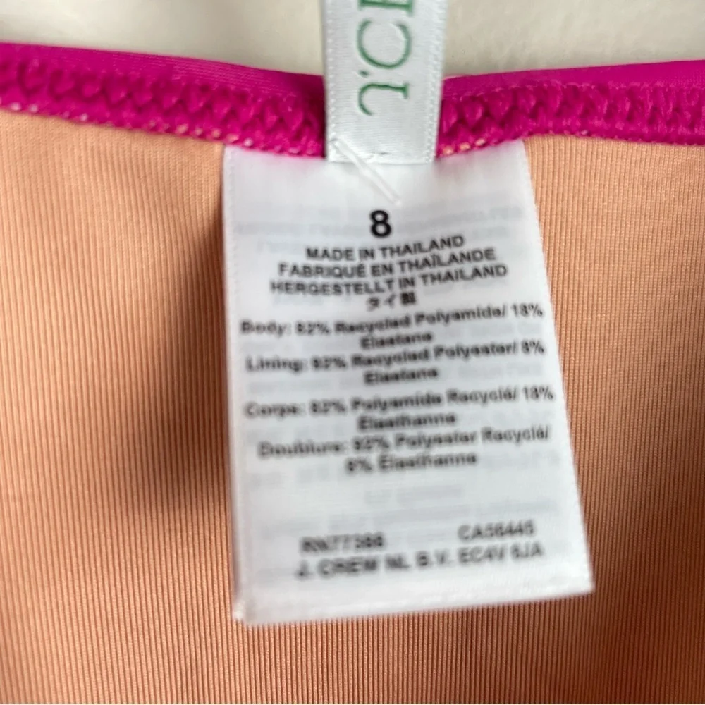 J. Crew Fuchsia One-Piece Swimsuit